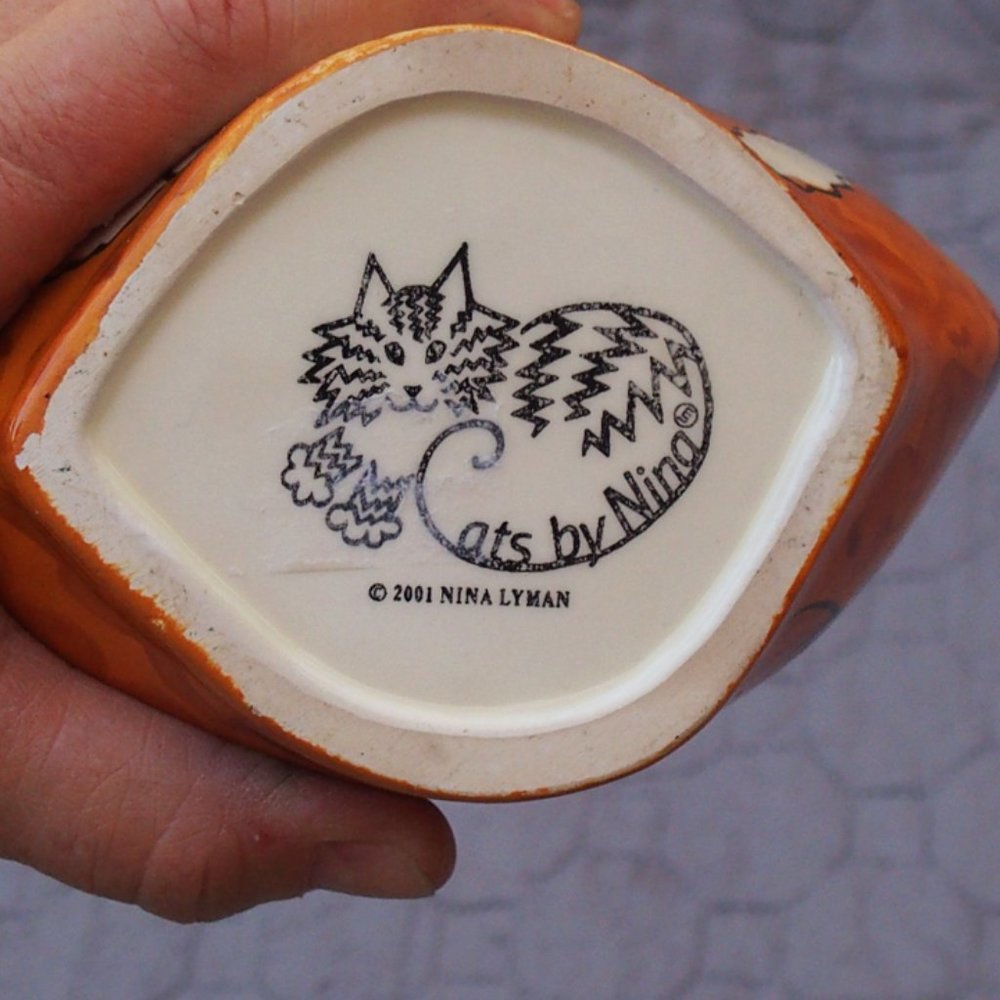 Cat Vase by Nina Lyman Vintage